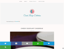 Tablet Screenshot of cooksrecipecollection.com